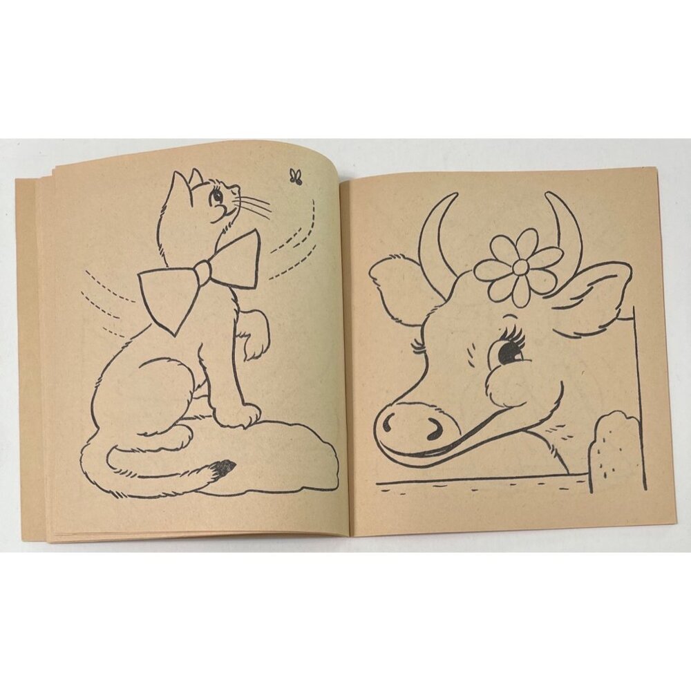 Vtg 1958 First Coloring Book Clarence Biers Whitman Publishing Children Activity - Picture 8 of 16